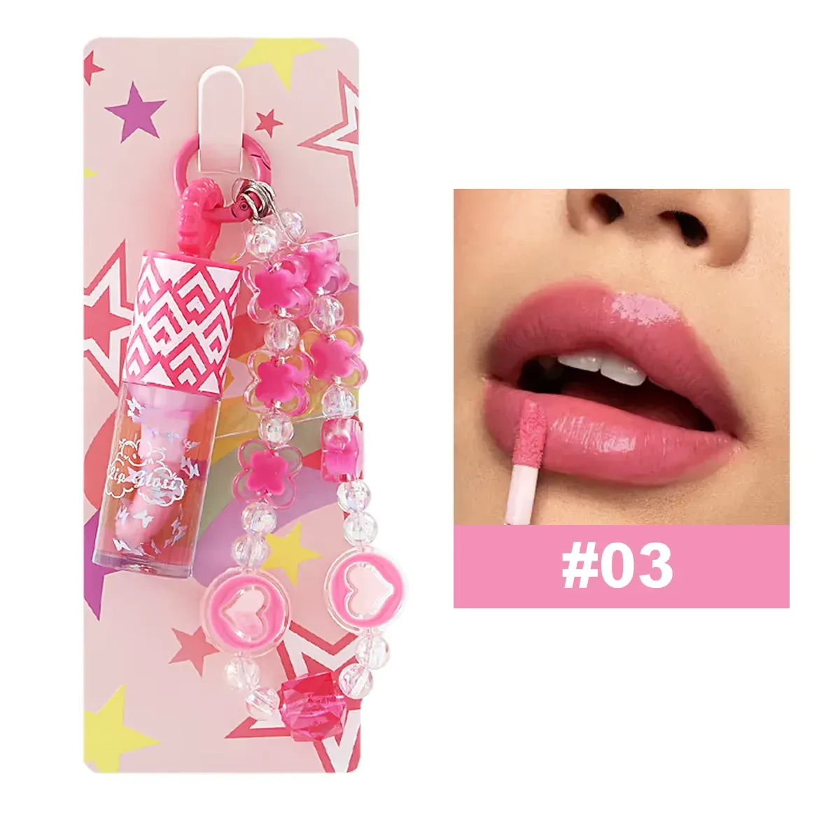 Pink Flower Charm