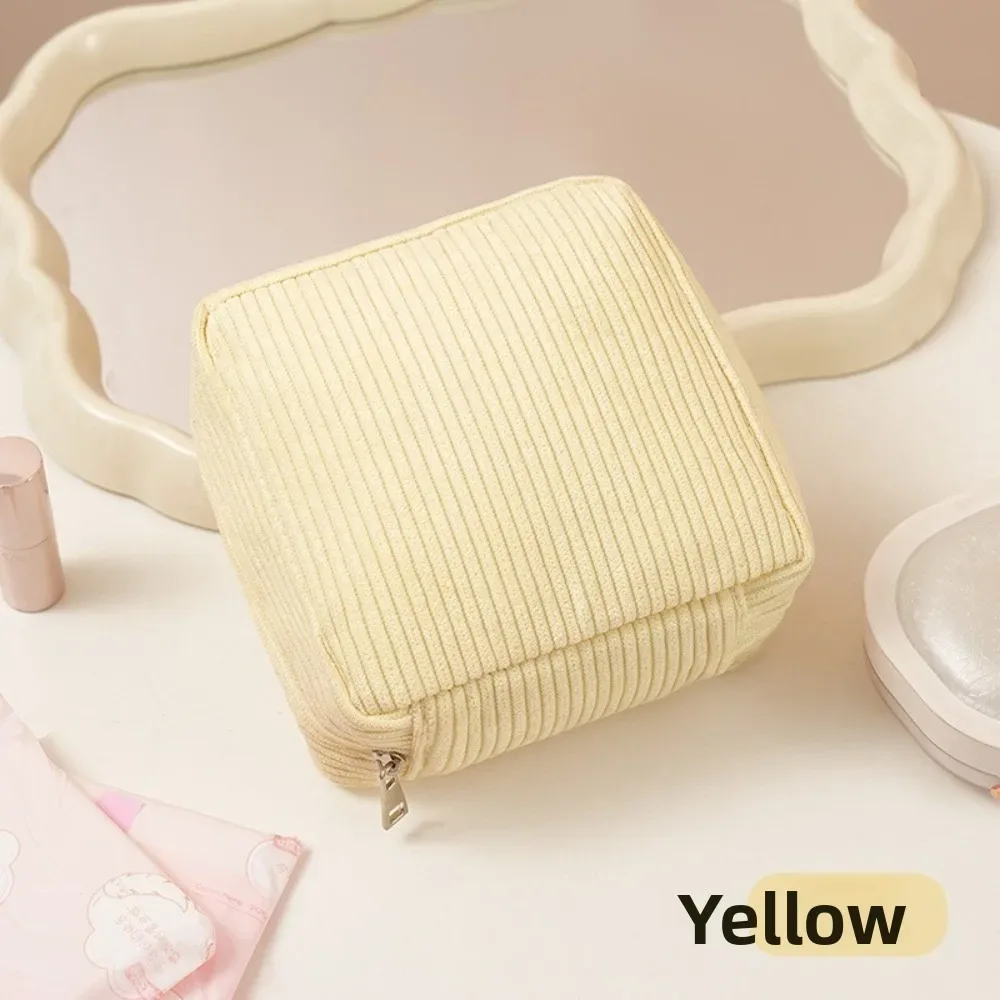 Chic Corduroy Multi-Purpose Storage Pouch for Cosmetics, Essentials, and Travel alternate