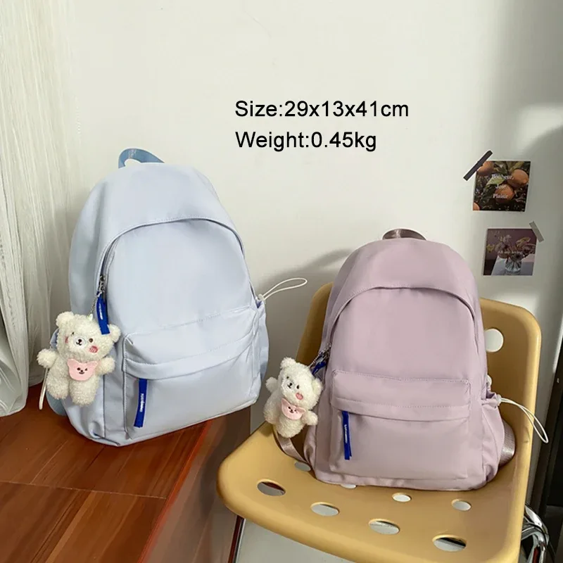 Versatile Lightweight Waterproof Nylon Backpack for School, Work, and Everyday Adventures alternate