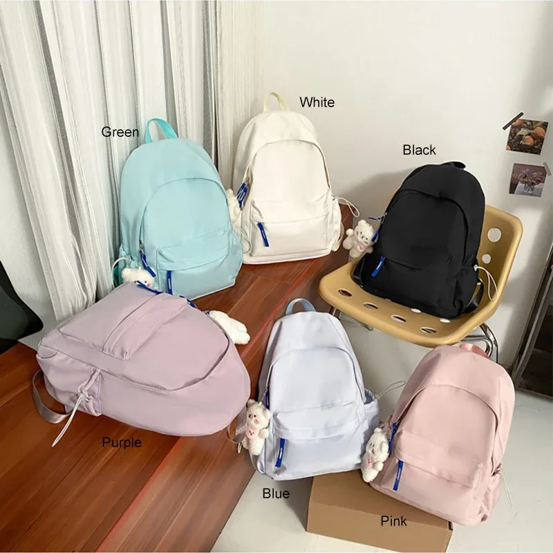 Versatile Lightweight Waterproof Nylon Backpack for School, Work, and Everyday Adventures - Image 4