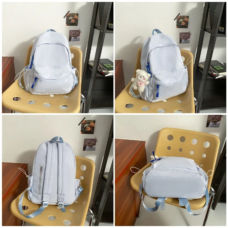 Versatile Lightweight Waterproof Nylon Backpack for School, Work, and Everyday Adventures - Image 3