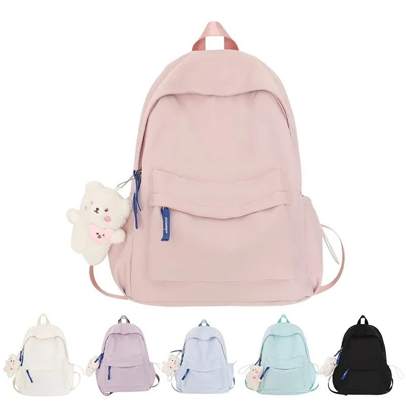Versatile Lightweight Waterproof Nylon Backpack for School, Work, and Everyday Adventures
