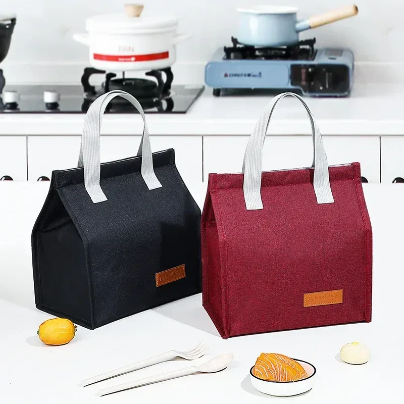 Stylish Insulated Tote Lunch Bag for Students & Office Professionals