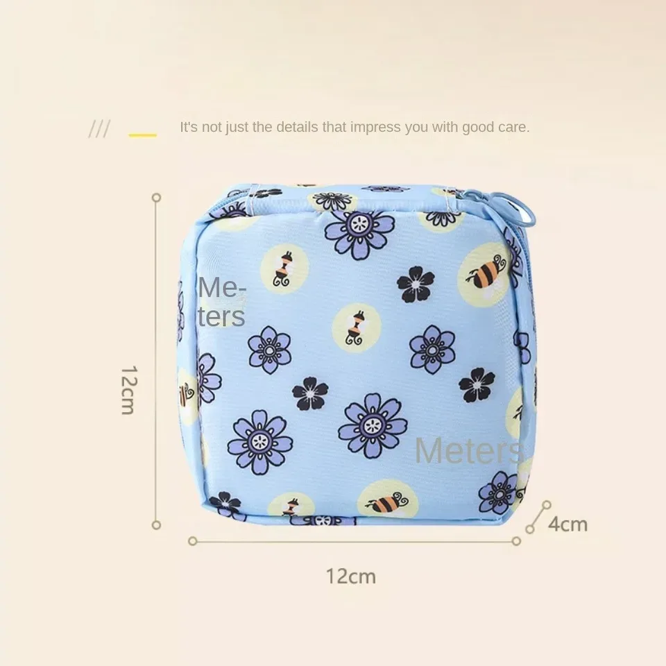 Discreet & Stylish Multi-purpose Pouch for Sanitary Pads, Makeup, and Everyday Essentials alternate