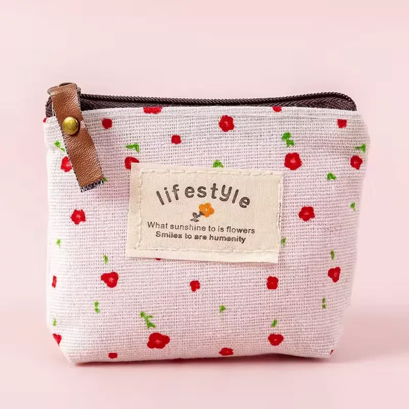 Floral Fabric Coin Purse Chic & Compact Style - Image 8