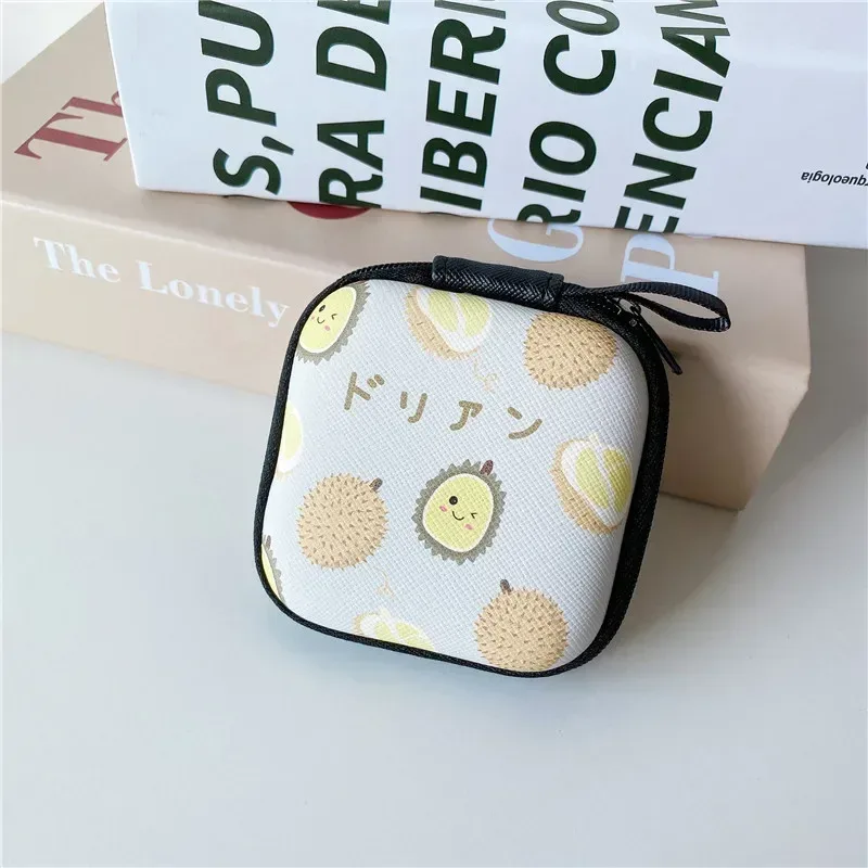 Cute Cartoon Hard-Shell Earbud Case & Mini Organizer Pouch with Zipper - Image 11