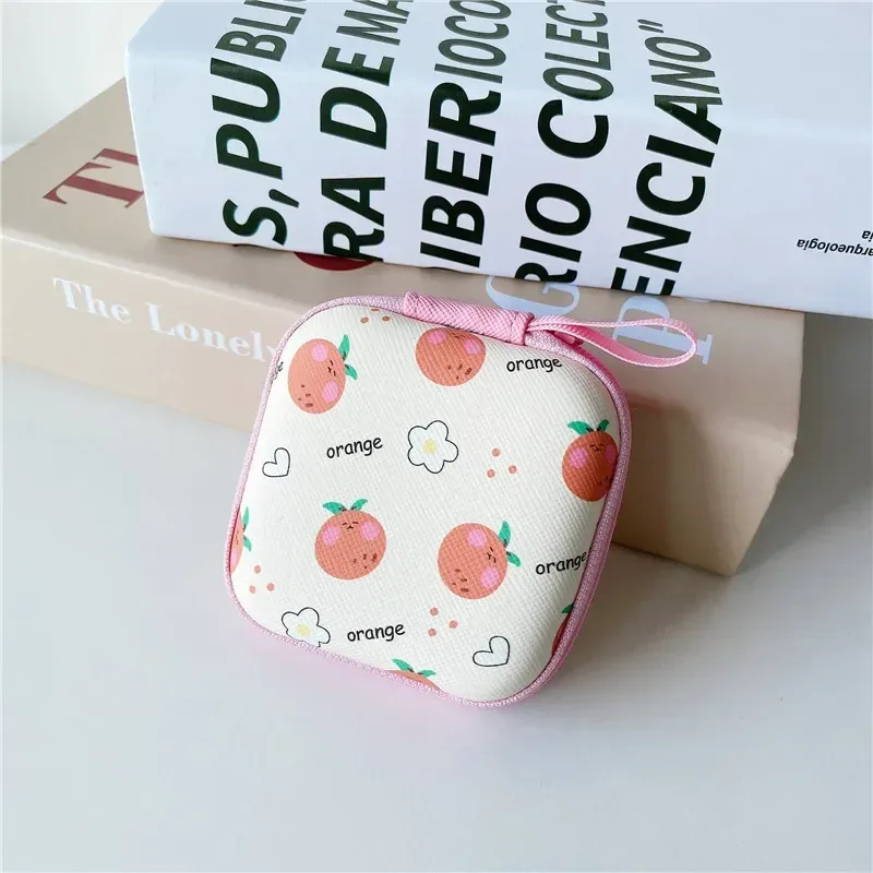 Cute Cartoon Hard-Shell Earbud Case & Mini Organizer Pouch with Zipper - Image 16