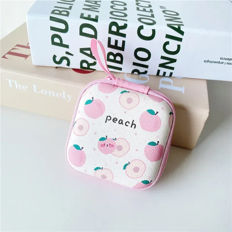 Cute Cartoon Hard-Shell Earbud Case & Mini Organizer Pouch with Zipper - Image 13