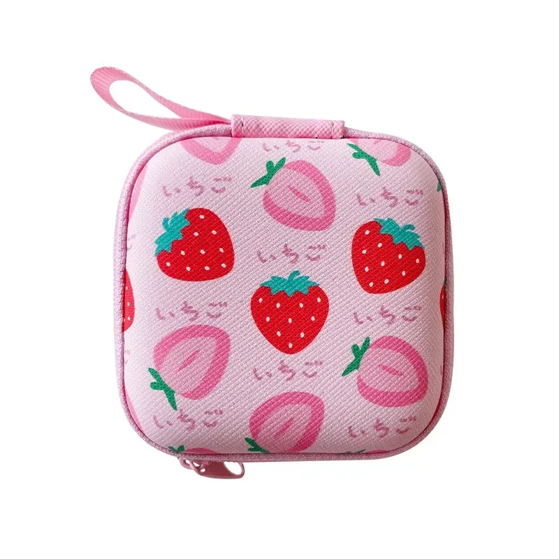 Cute Cartoon Hard-Shell Earbud Case & Mini Organizer Pouch with Zipper - Image 5