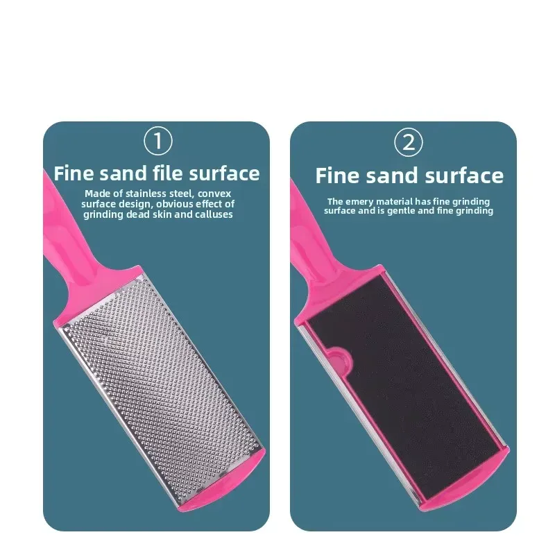 Professional Dual-Sided Foot File & Callus Remover with Ergonomic Handle for Smooth Feet - Image 5