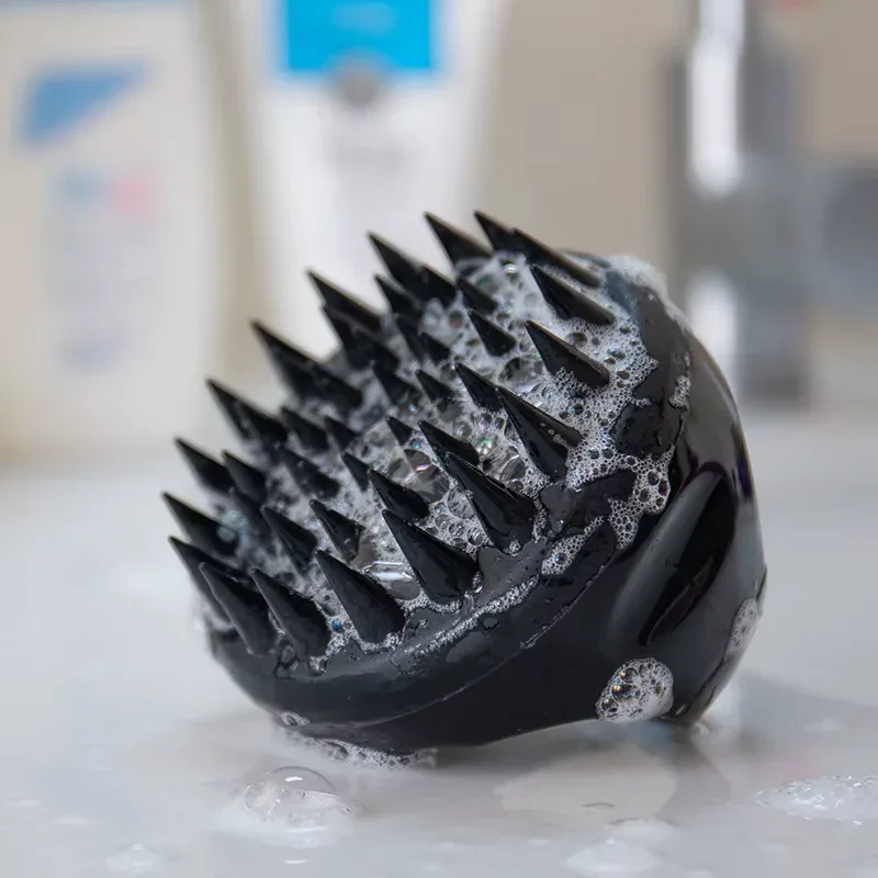 Silicone Scalp Massager & Exfoliator Brush for Hair Growth & Relaxation - Image 6