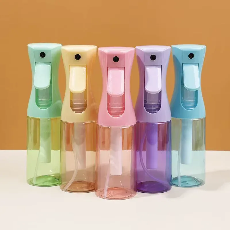 Continuous Fine Mist Spray Bottle for Hair, Skincare & Home – Refillable Travel Sprayer