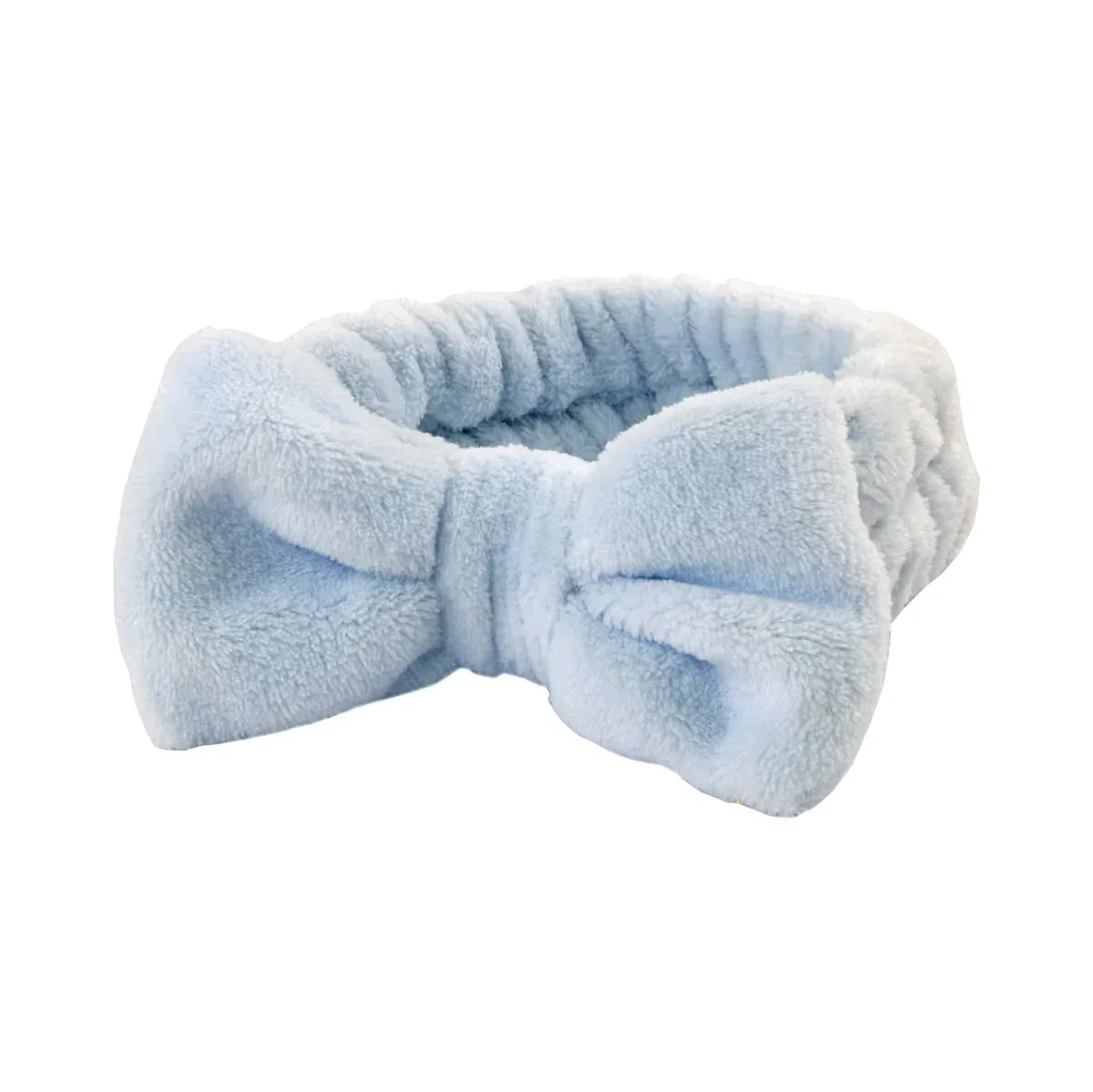 Luxurious Coral Fleece Skincare Headband & Wristband Set for Face Washing & Spa Rituals - Image 9