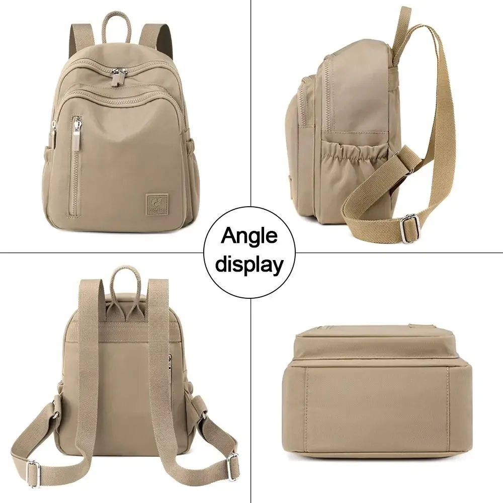 Chic Solid Color Mini Backpack – Lightweight Waterproof Travel & Everyday Shoulder Bag - Image 5